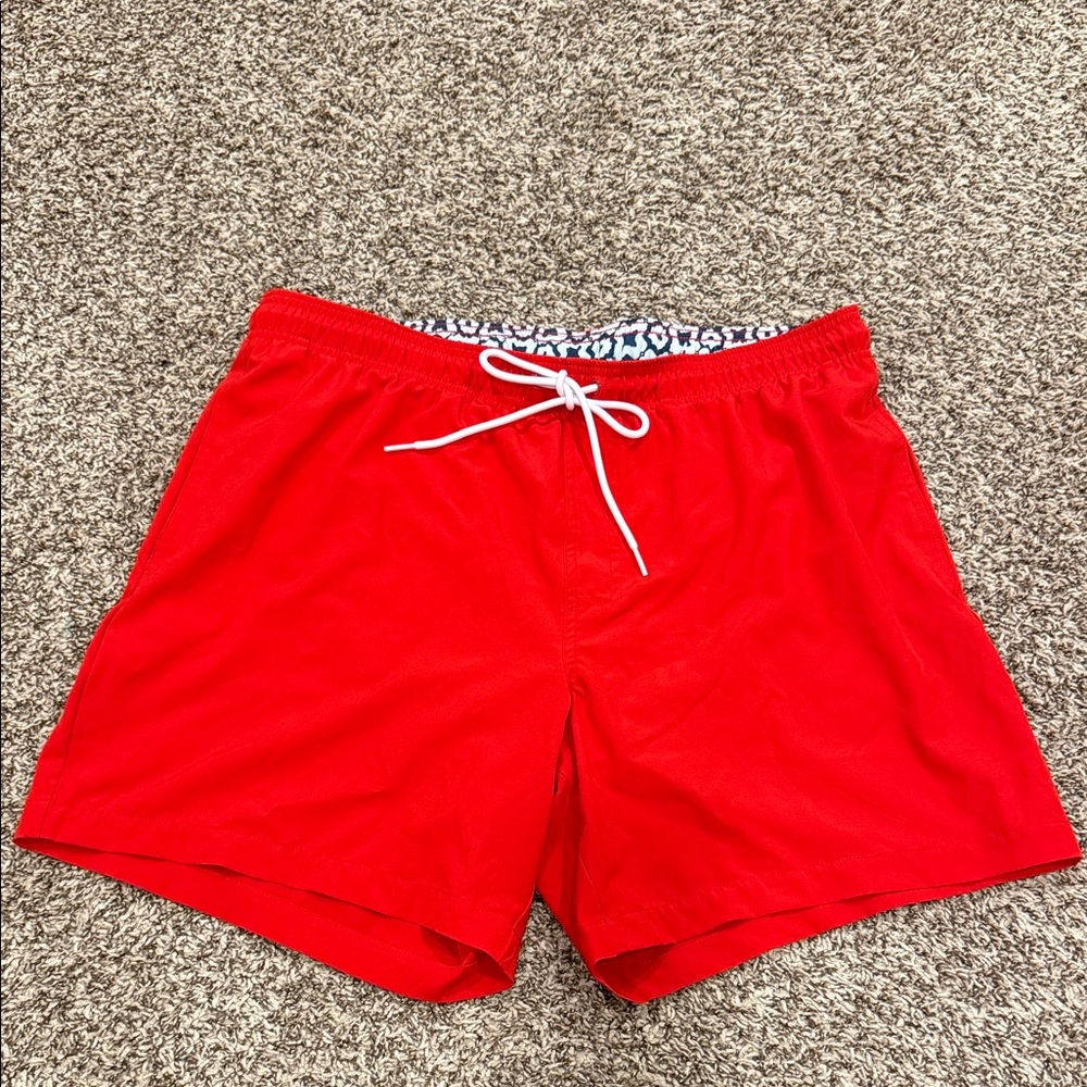Cubavera Red Men's Swim Trunks